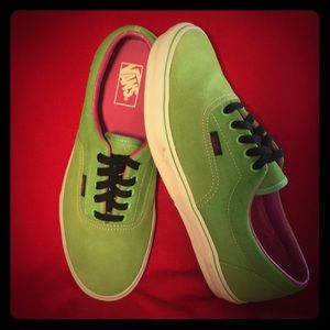 Vintage VANS Era Croc Suede Neon Green